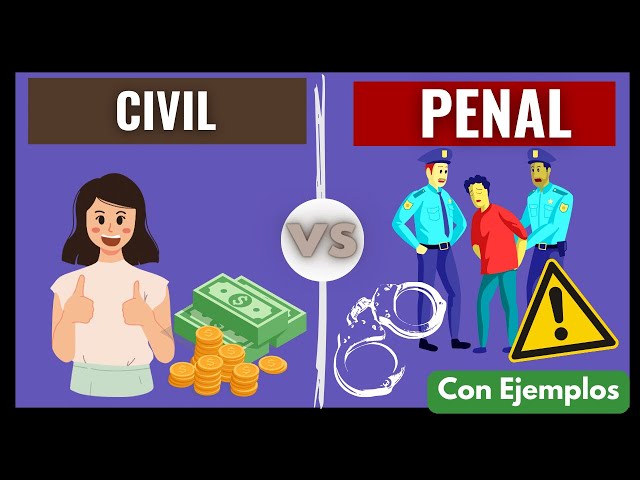 Diferencia entre responsabilidad civil y penal: ejemplos claros